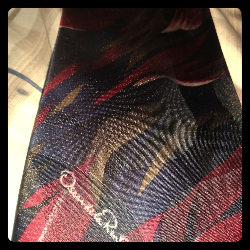 Authentic Oscar de la renta,& valentino neck ties
